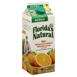 Florida's Natural No Pulp Orange Juice