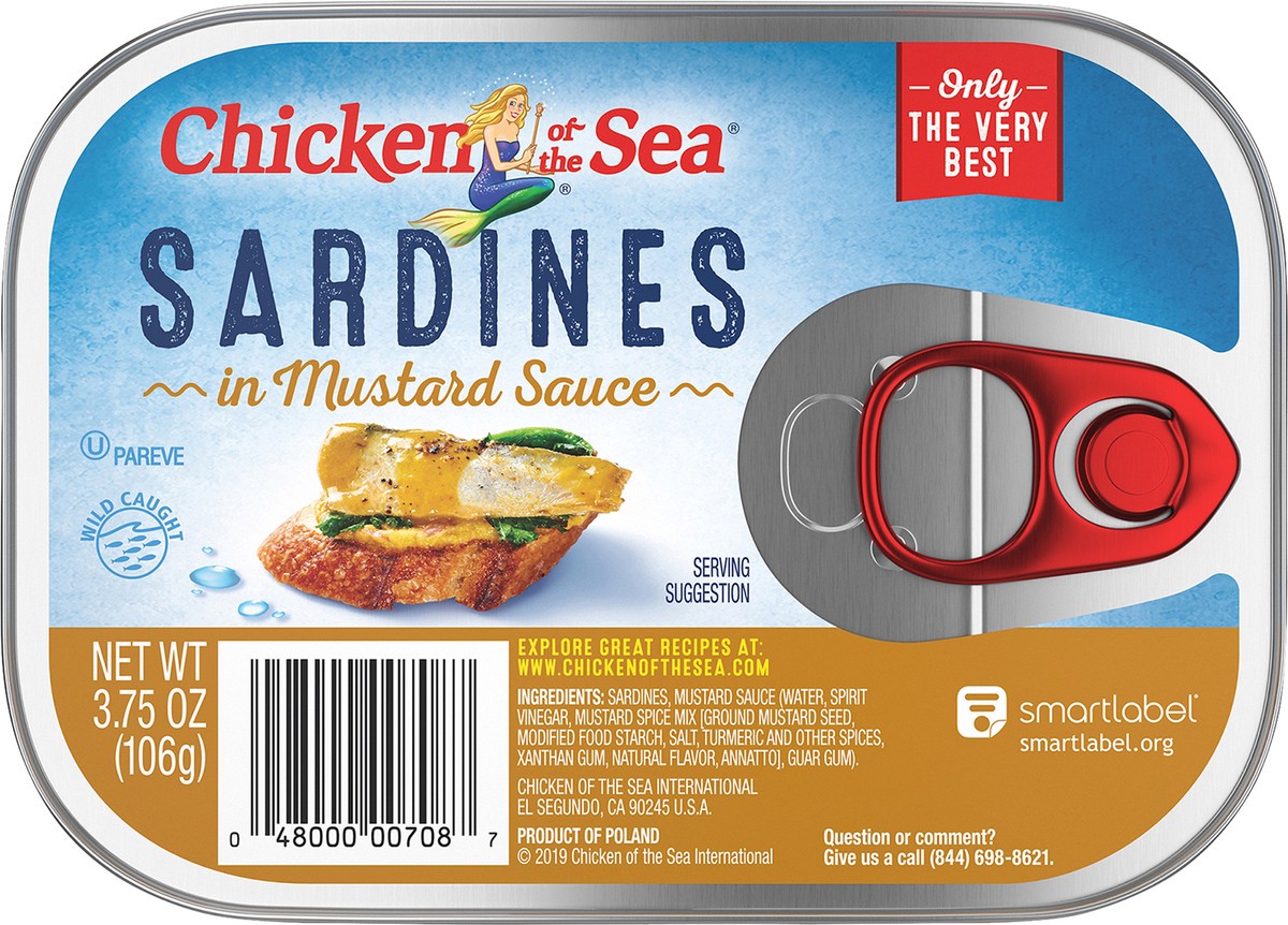 slide 6 of 6, Chicken of the Sea Sardines in Mustard Sauce 3.75 oz, 3.75 oz