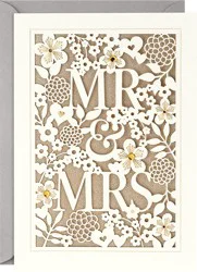Hallmark Wedding Card (Mr. & Mrs.)