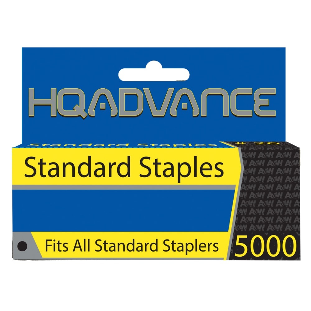 slide 1 of 1, Hq Advance Standard Staples, 5000 ct