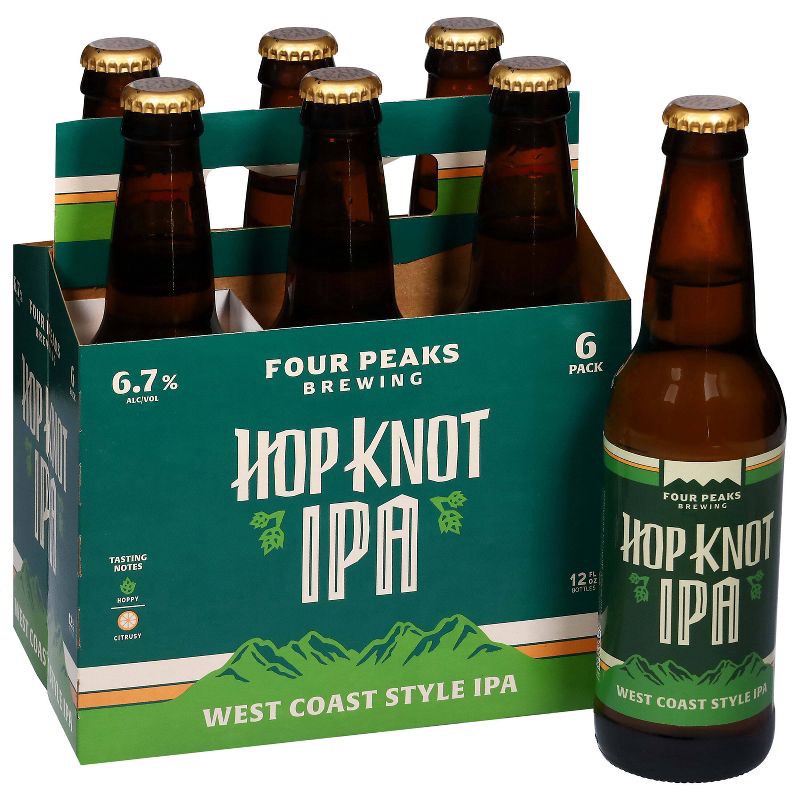 slide 1 of 8, Four Peaks Brewing Company Four Peaks Hop Knot IPA Beer - 6pk/12 fl oz Bottles, 6 ct; 12 fl oz