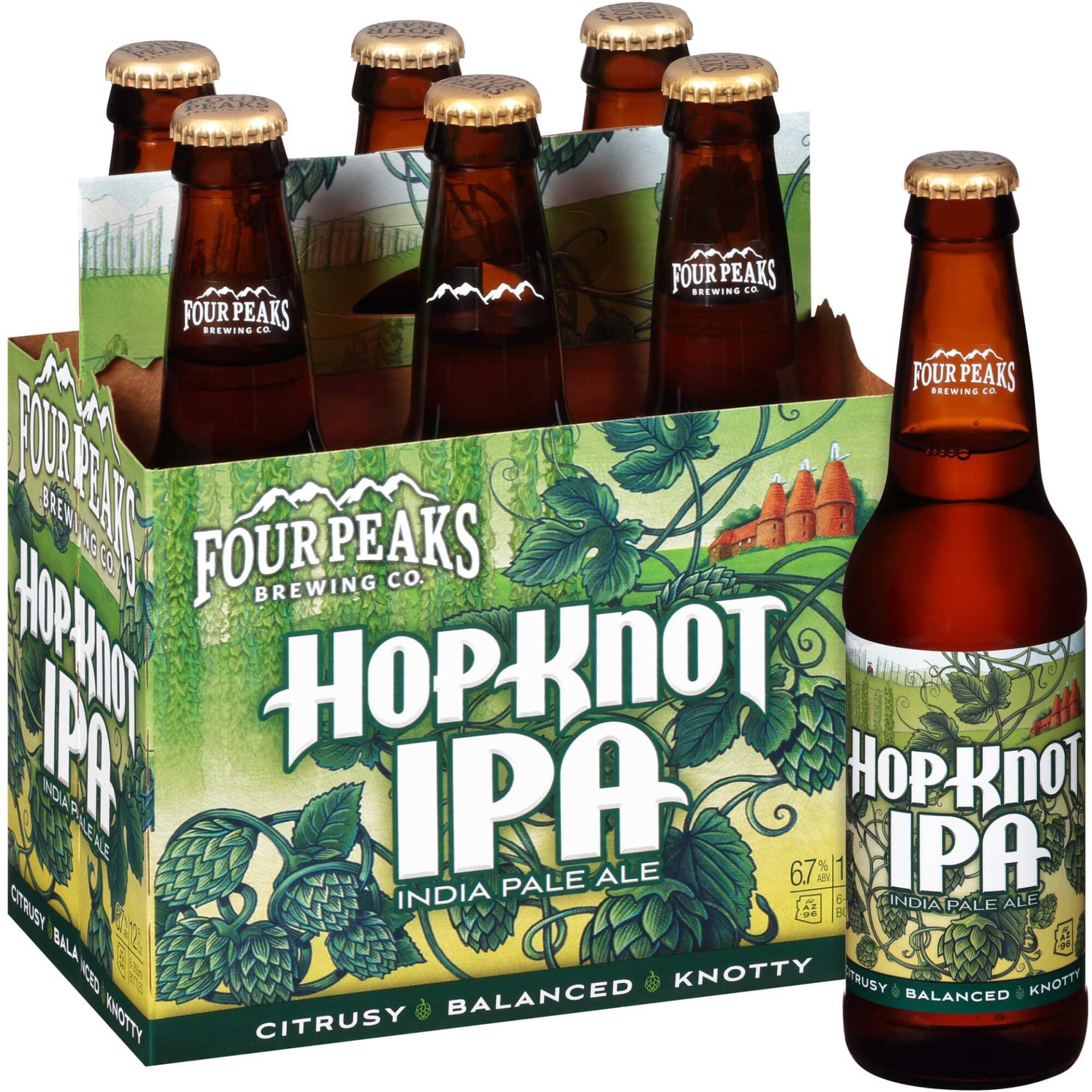 slide 1 of 6, Four Peaks Brewing Company Four Peaks Hop Knot IPA Beer - 6pk/12 fl oz Bottles, 6 ct; 12 fl oz