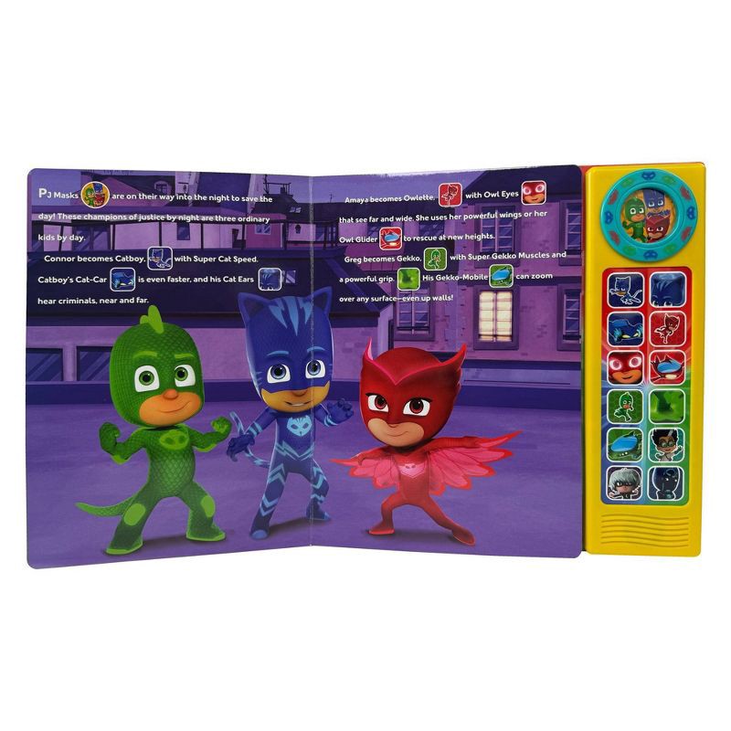 slide 2 of 5, PJ Masks - It's Time To Be A Hero Custom Frame Sound Board Book - by Phoenix (Hardcover), 1 ct