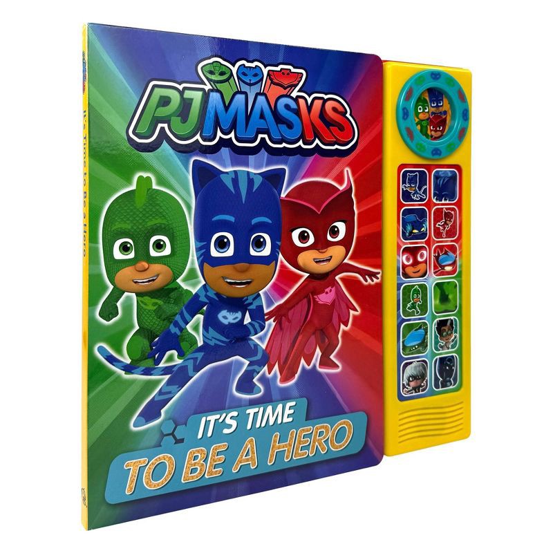 slide 4 of 5, PJ Masks - It's Time To Be A Hero Custom Frame Sound Board Book - by Phoenix (Hardcover), 1 ct