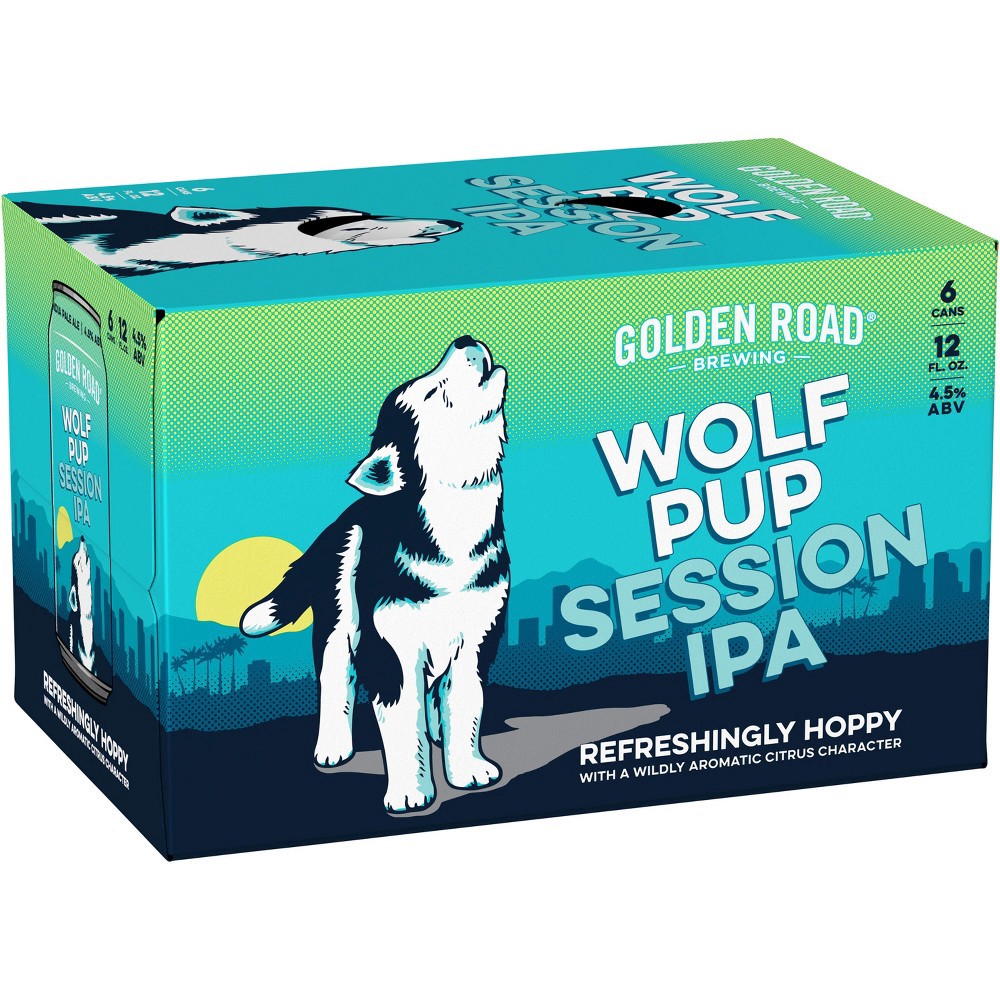 Golden Road Brewing Wolf Pup Session IPA Craft Beer Beer 6 ct; 12 oz