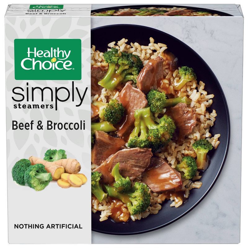 slide 1 of 4, Healthy Choice Simply Steamers Frozen Beef & Broccoli - 10oz, 10 oz