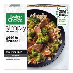Healthy Choice Simply Steamers Frozen Beef & Broccoli - 10oz