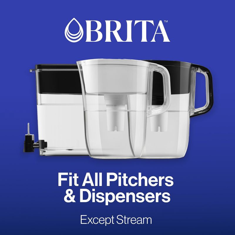 slide 11 of 14, Brita Elite Replacement Water Filter for Pitchers and Dispensers: Reduces Odors, Filters Benzene & Lead, 1 ct