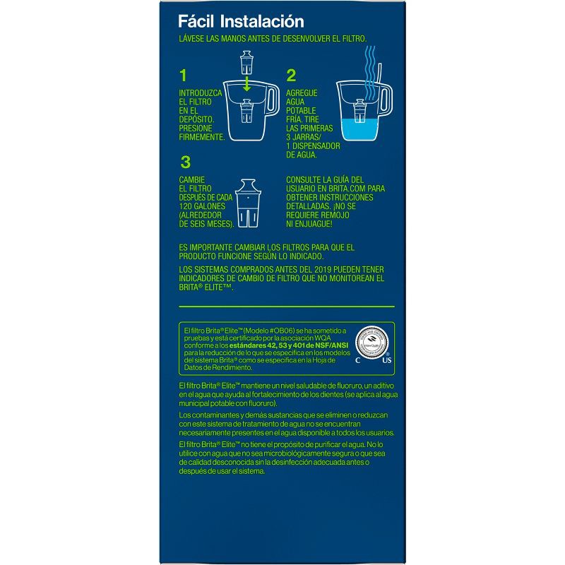 slide 19 of 20, Brita 2ct Elite Replacement Water Filter for Pitchers and Dispensers: BPA-Free, Reduces Odors, Filters Lead & More, 2 ct