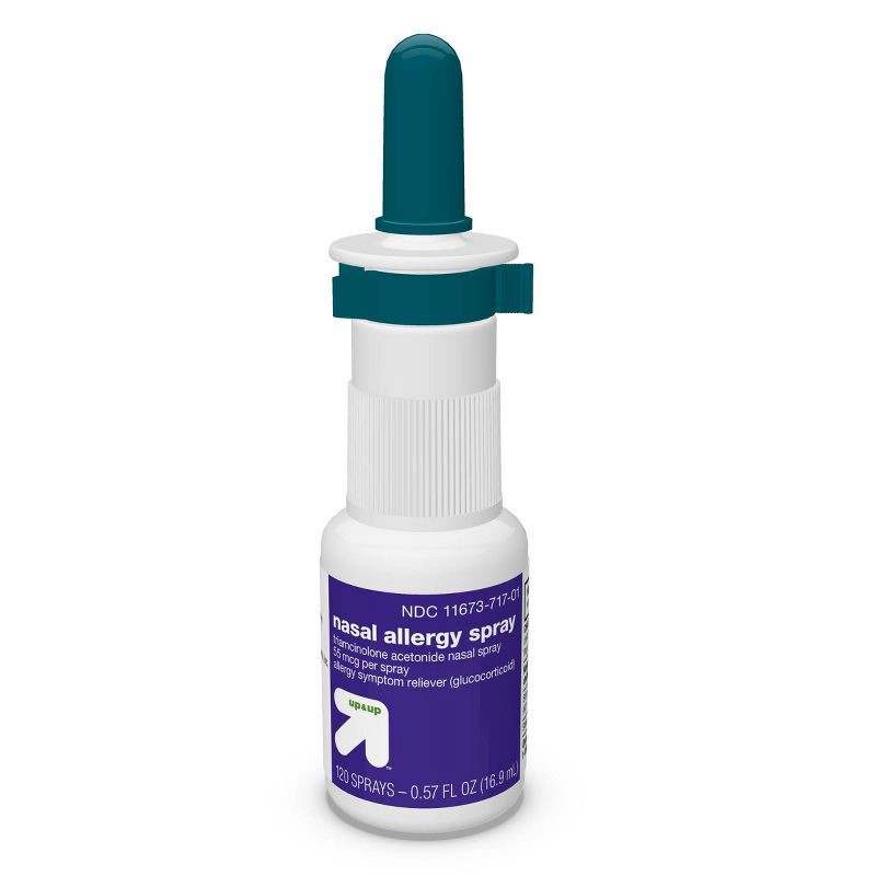 slide 4 of 4, Triamcinolone Acetonide Multi-Symptom Nasal Allergy Relief Spray - 0.57 fl oz - up&up™, 0.57 fl oz