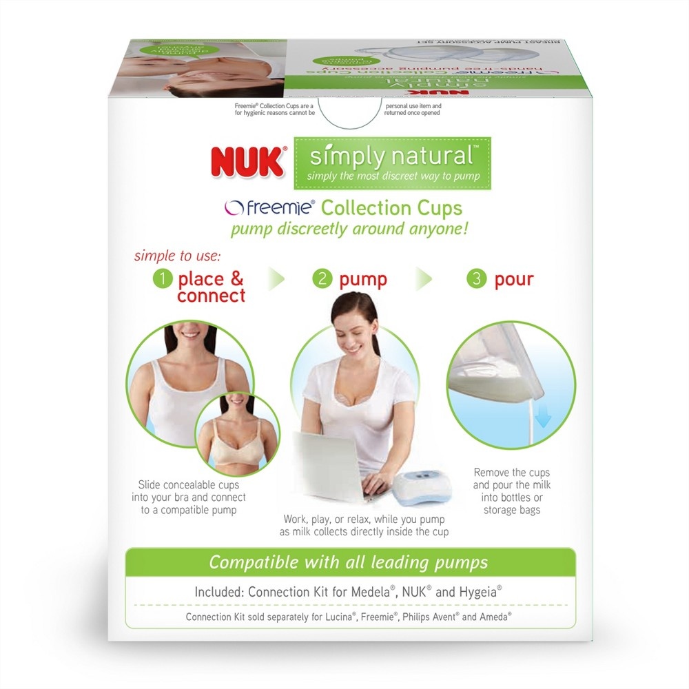 slide 4 of 5, NUK Simply Natural Freemie Collection Cups, 1 ct