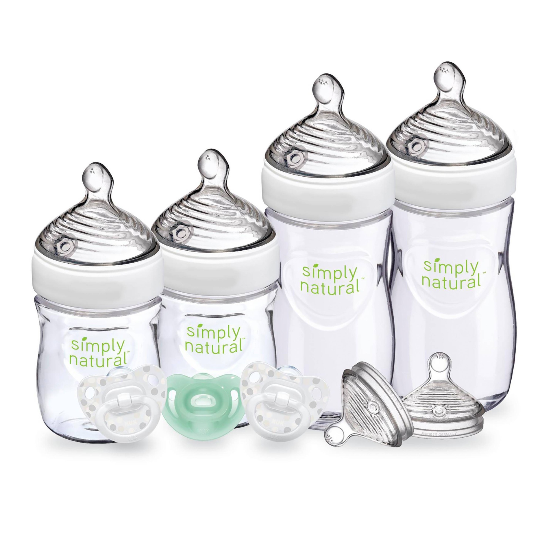 slide 1 of 14, Nuk Simply Natural Bottle Gift Set, 2 ct