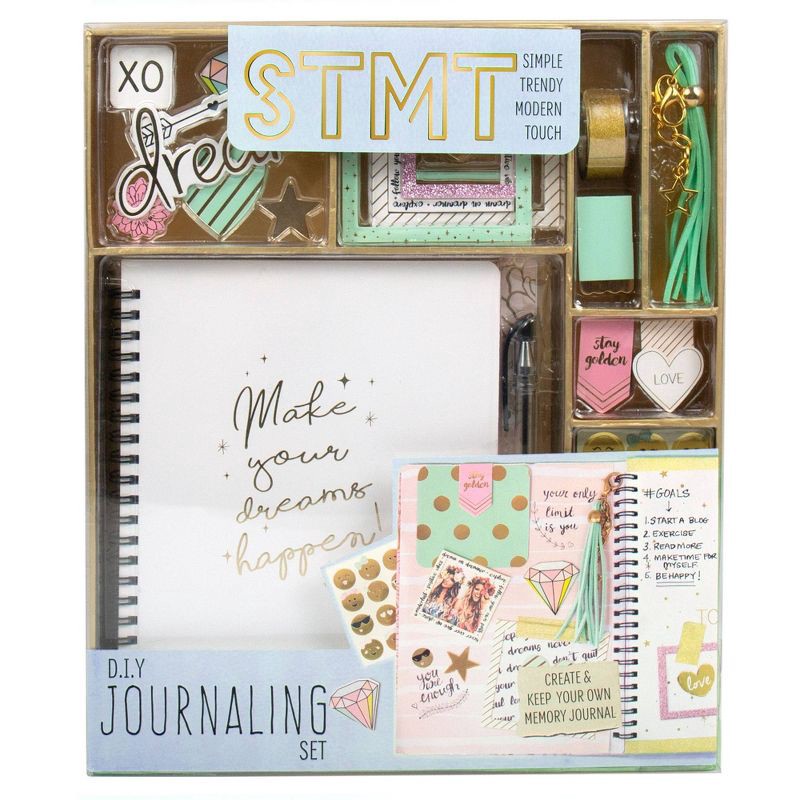 slide 1 of 5, DIY Journaling Set - STMT: Craft Kit with Stickers for Girls, Art & Stationery, Ages 14+, 1 ct
