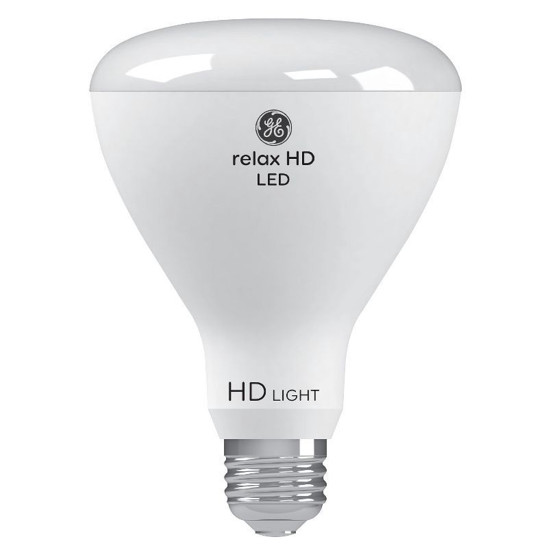 slide 2 of 8, GE Household Lighting GE 2pk 65W Relax LED BR30 Indoor Floodlight Bulbs Soft White Light, 2 ct