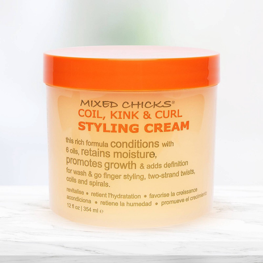 slide 5 of 5, Mixed Chicks Styling Cream - 12 fl oz, 12 fl oz