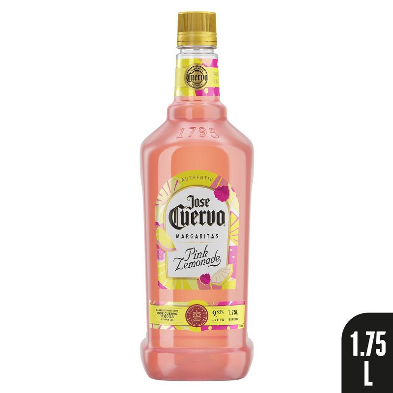 slide 2 of 10, Jose Cuervo Pink Lemonade Margarita - 1.75L Bottle, 1.75 liter