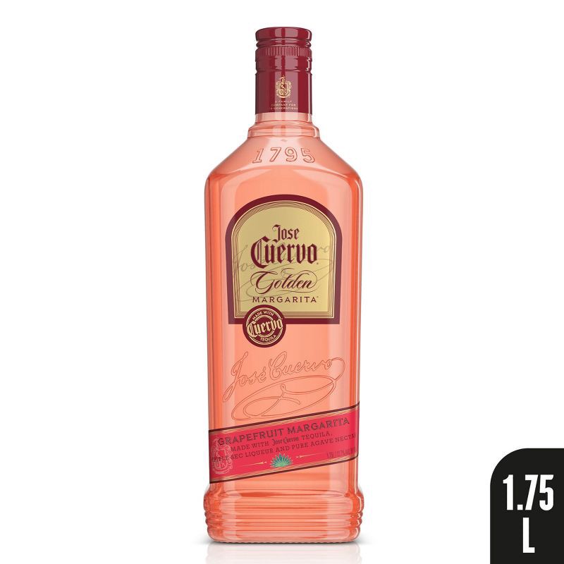 slide 2 of 10, Jose Cuervo Grapefruit Tangerine Margarita - 1.75L Bottle, 1.75 liter