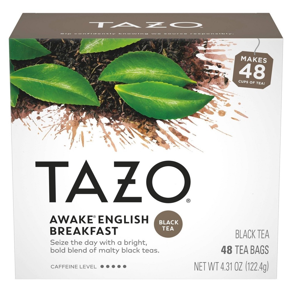 slide 3 of 4, Tazo Awake English Breakfast Tea, 48 ct