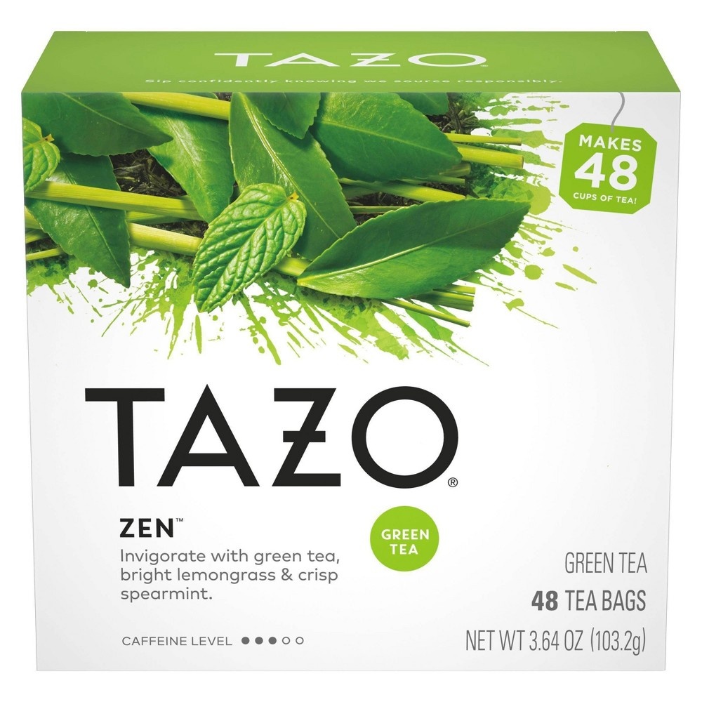 slide 3 of 4, Tazo Zen Tea - 48ct, 48 ct