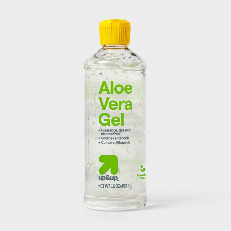 slide 1 of 6, Clear Aloe Vera Gel - 16oz - up&up™, 16 oz