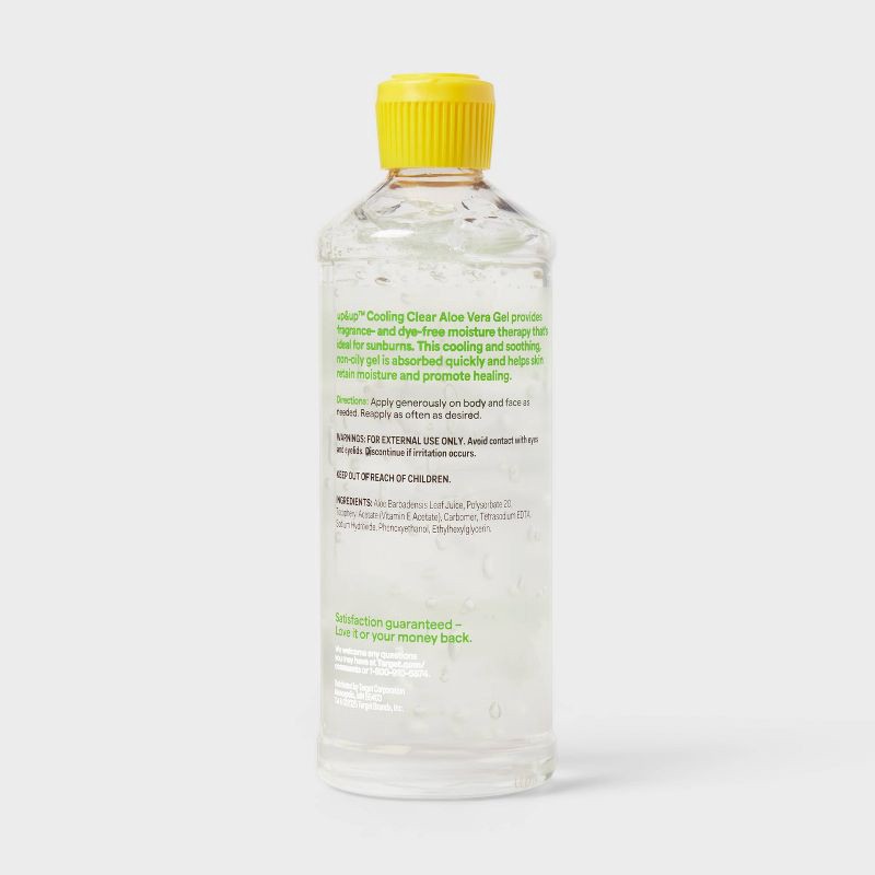 slide 3 of 6, Clear Aloe Vera Gel - 16oz - up&up™, 16 oz