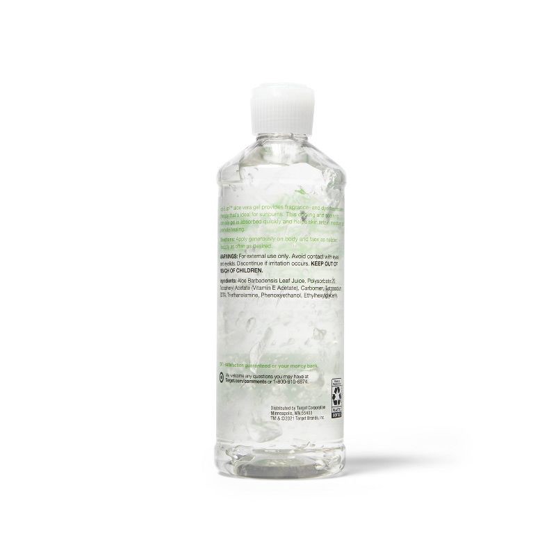 slide 4 of 4, Clear Aloe Vera Gel - 16oz - up&up™, 16 oz