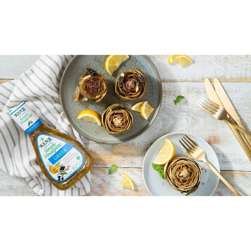 slide 3 of 4, Ken's Steak House Simply Vinaigrette Greek Salad Dressing - 16fl oz, 16 fl oz