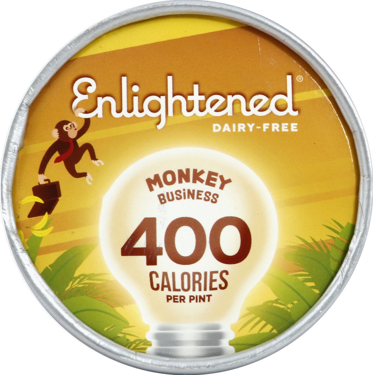 slide 2 of 6, Enlightened Dairy-Free Monkey Business Ice Cream 1 pt, 16 fl oz