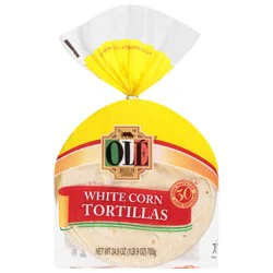 Olé Mexican Foods White Corn Tortillas 30 ct