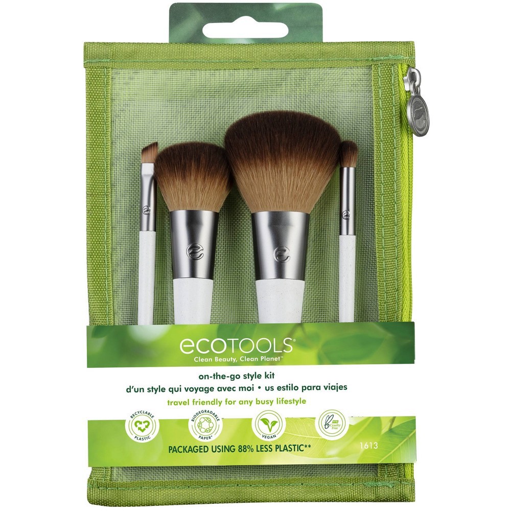 slide 4 of 7, EcoTools Travel Collection Brush Set - 5pc, 5 ct