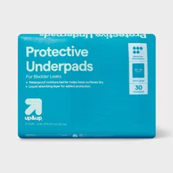 Protective Bed Underpads - Maximum Absorbency - Extra Large - 30ct - up&amp;up™