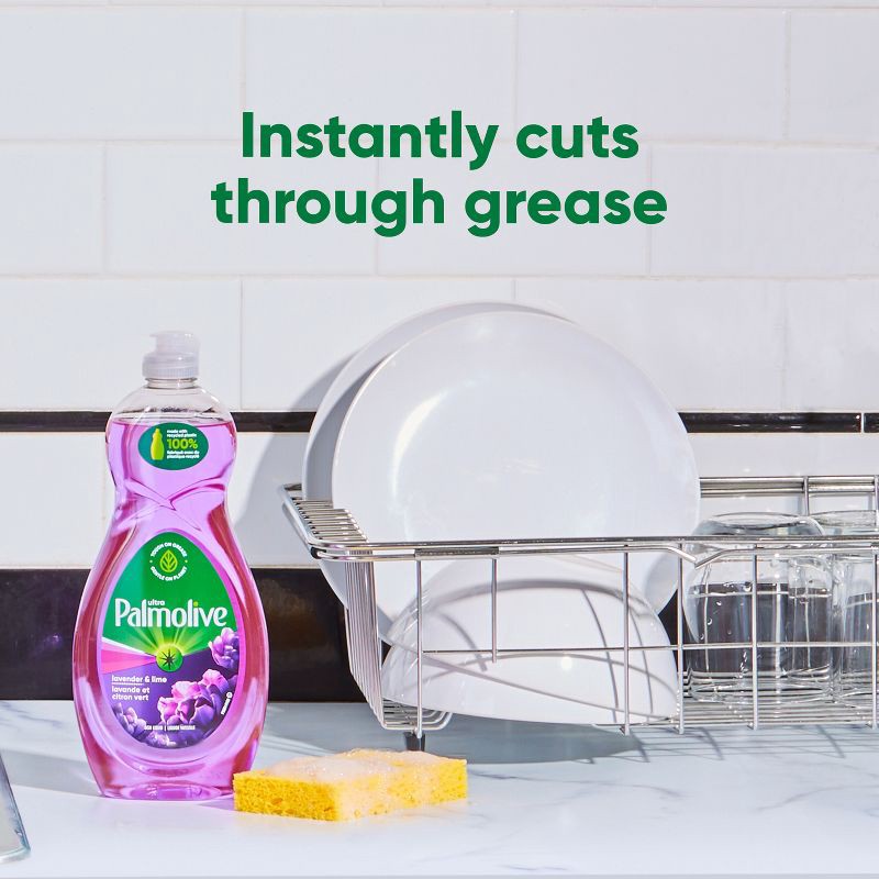 slide 5 of 9, Palmolive Lavender and Lime Ultra Dishwashing Liquid Dish Soap - 20 fl oz, 20 fl oz