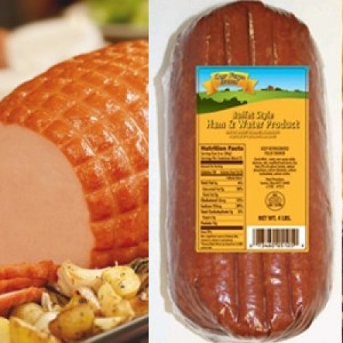 slide 1 of 1, Our Farms Boneless Ham, 4 lb