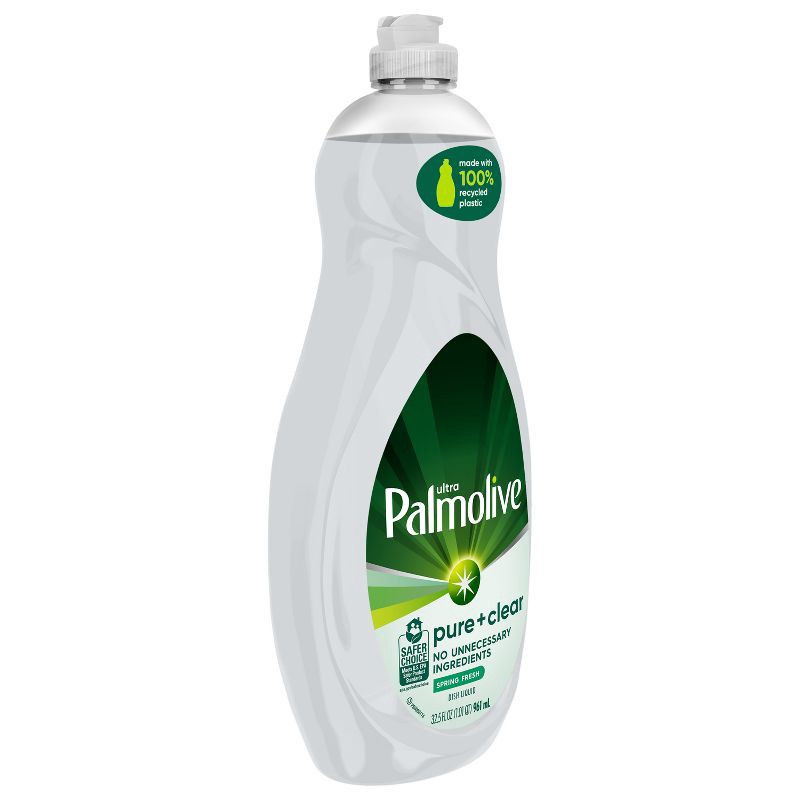 slide 10 of 11, Palmolive Ultra Pure + Clear Liquid Dish Soap - Spring Fresh Scent - 32.5fl oz, 32.5 fl oz