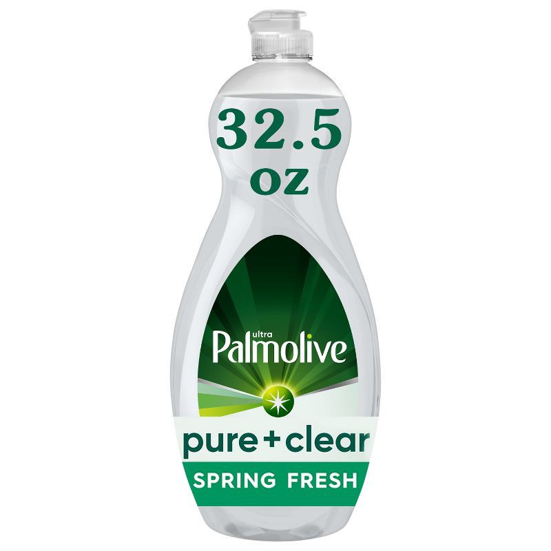 slide 1 of 11, Palmolive Ultra Pure + Clear Liquid Dish Soap - Spring Fresh Scent - 32.5fl oz, 32.5 fl oz