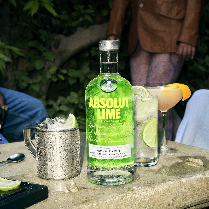 slide 6 of 6, Absolut Lime Vodka - 750ml Bottle, 750 ml