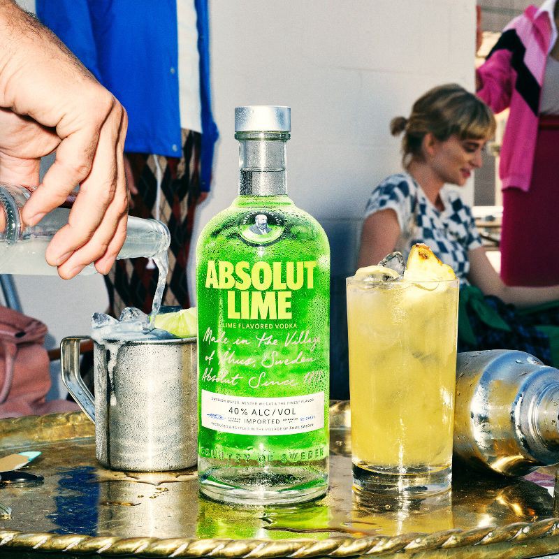 slide 7 of 10, Absolut Lime Vodka - 750ml Bottle, 750 ml