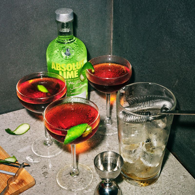 slide 8 of 10, Absolut Lime Vodka - 750ml Bottle, 750 ml