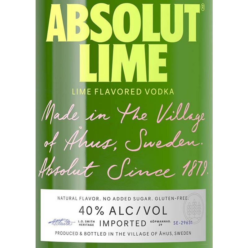 slide 9 of 10, Absolut Lime Vodka - 750ml Bottle, 750 ml