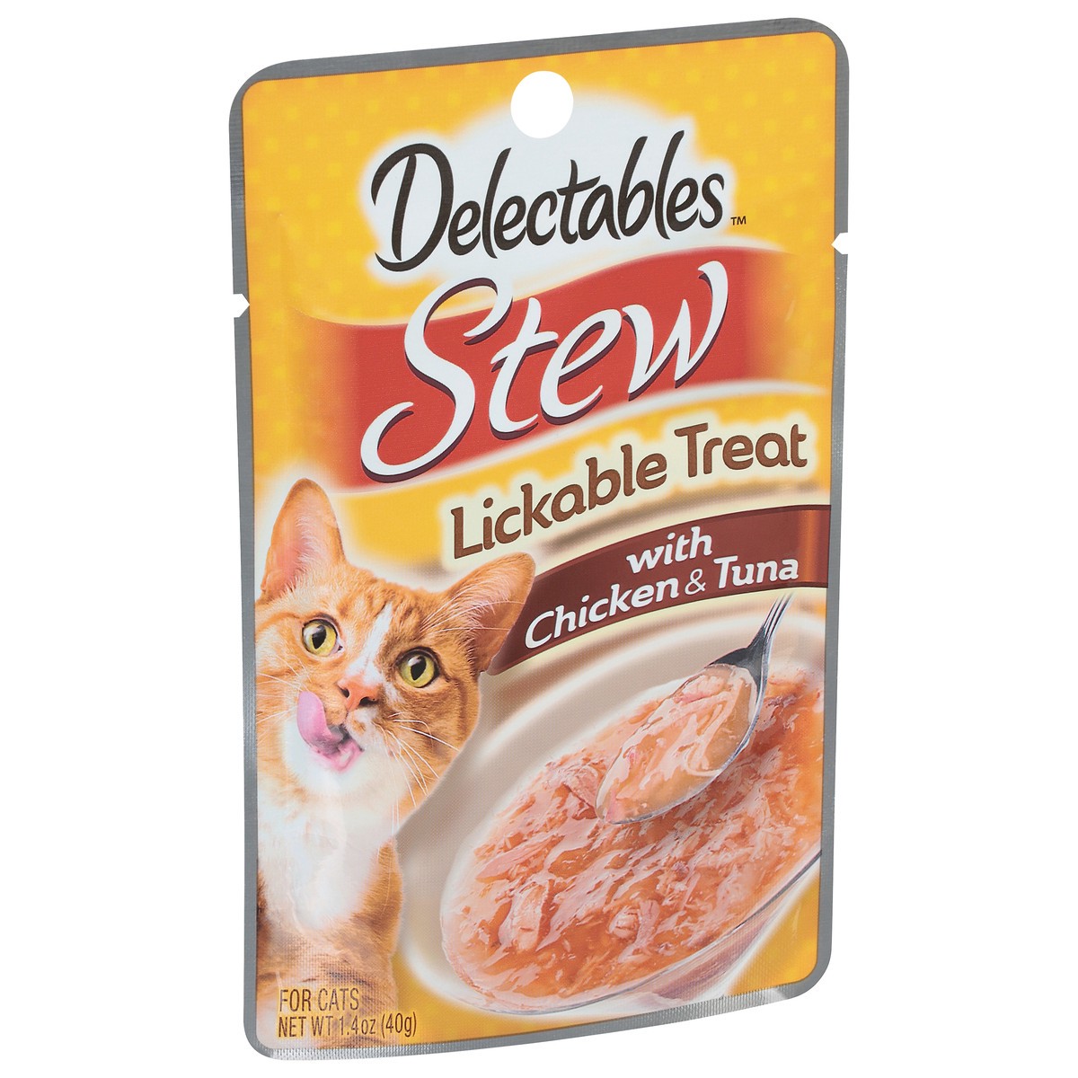 slide 9 of 9, Delectables Stew Lickable Treats with Chicken & Tuna 1.4 oz, 1.4 oz