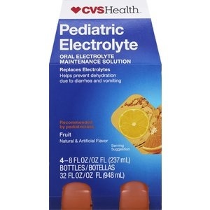 slide 1 of 1, CVS Health Pediatric Electrolyte Fruit Flavor, 4 ct; 8 fl oz; 237 ml; 1 qt; 948 ml