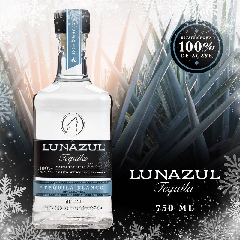 slide 4 of 12, Lunazul Blanco Tequila - 750ml Bottle, 750 ml
