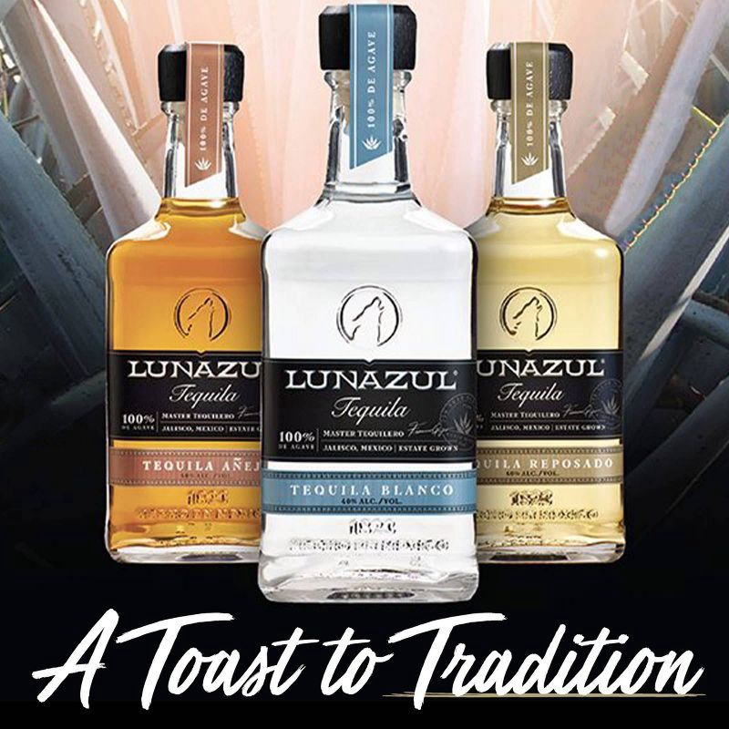 slide 12 of 12, Lunazul Blanco Tequila - 750ml Bottle, 750 ml