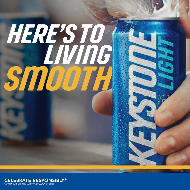 slide 4 of 7, Keystone Light Beer - 15pk/12 fl oz Cans, 15 ct; 12 fl oz