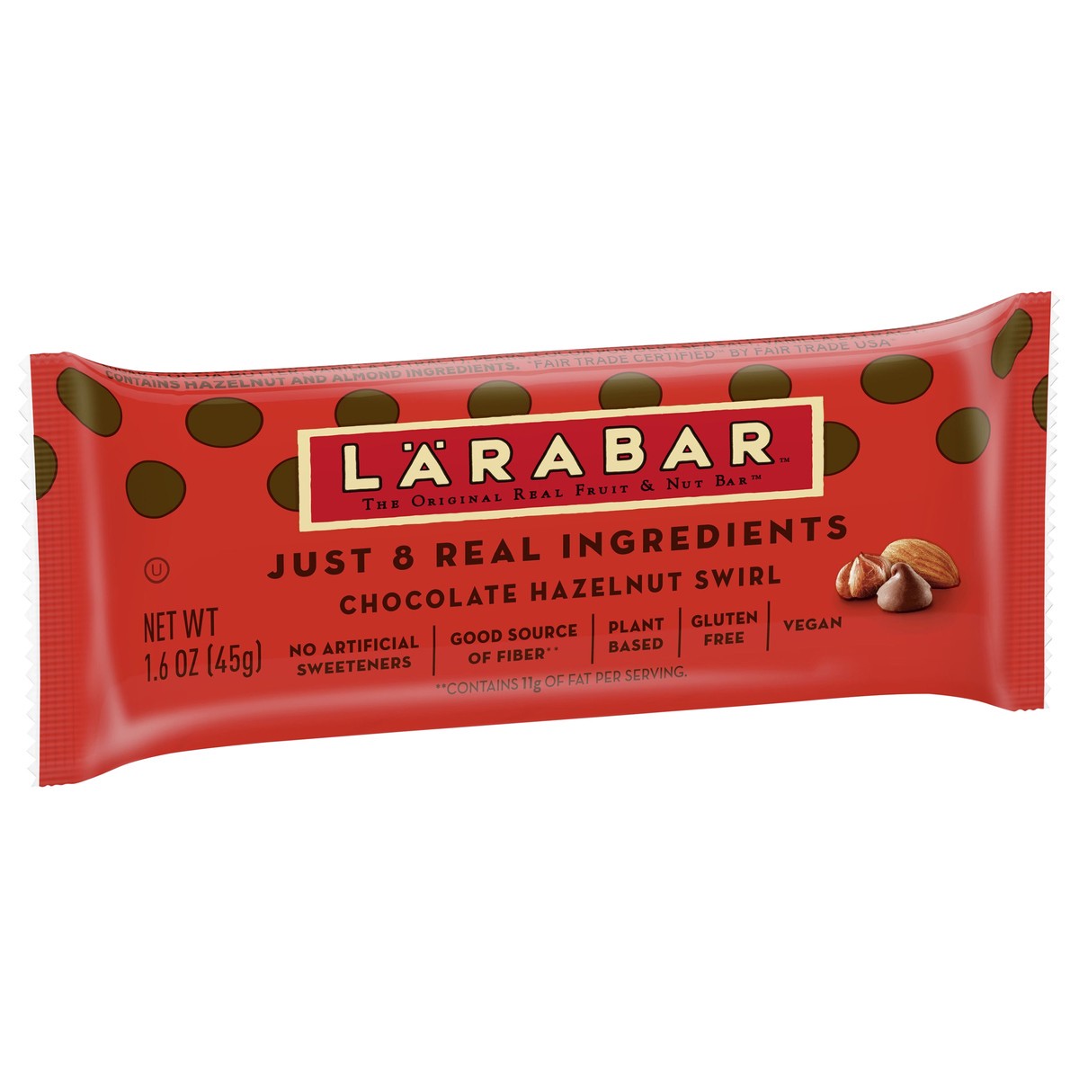 slide 7 of 12, LÄRABAR Chocolate Hazelnut Swirl Fruit & Nut Bar 1.6 oz, 1.6 oz