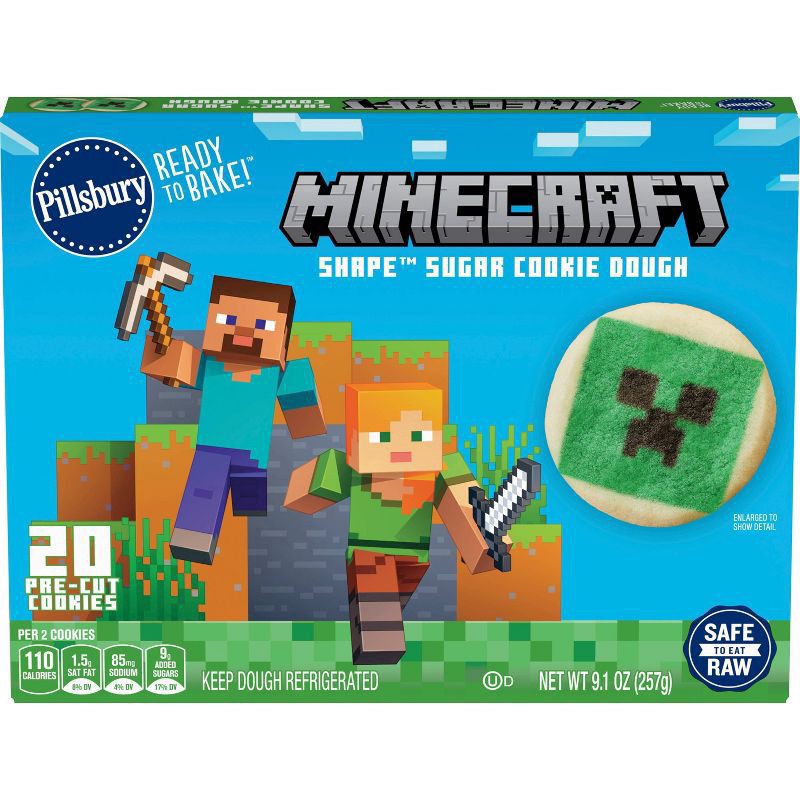 slide 2 of 5, Pil Rtb Minecraft Shape Ckie, 9 oz