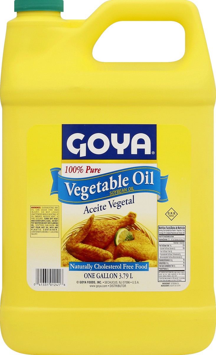 slide 1 of 3, Goya Vegetable Oil 1 gl, 1 gal