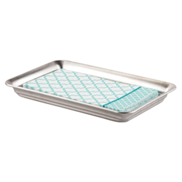 slide 1 of 1, InterDesign Vanity Tray - Brushed Silver, 1 ct