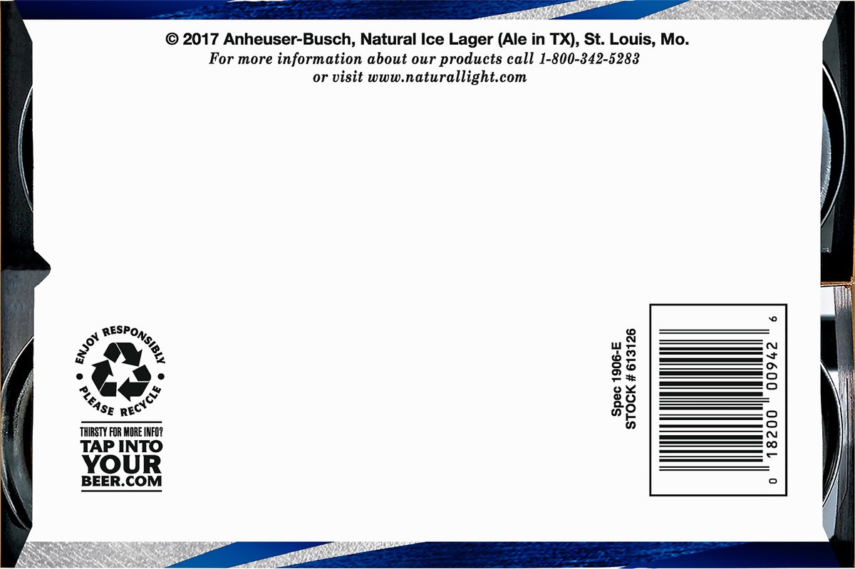 slide 8 of 8, Natural Light Beer 6 ea, 12 oz