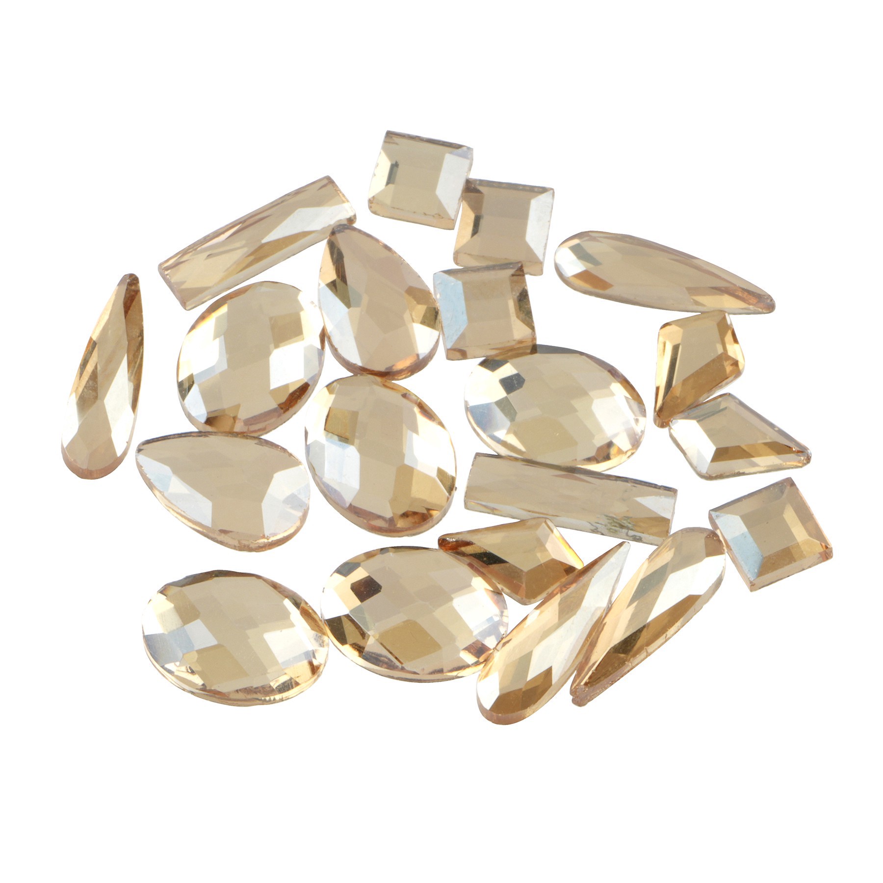 slide 3 of 3, Jewel Shapes Glass Flatback Rhinestones By Bead Landing, 4 mm - 10 mm